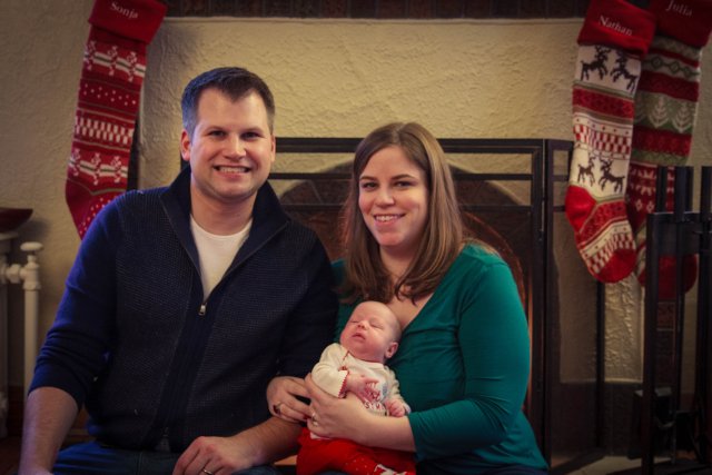 Julia, Nathan, and Sonja posing together